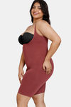 Zivame All Day Seamless Knee Length Bodysuit - Wild Ginger — thumbnail 8